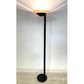 LAMPADA DA TERRA DESIGN PIANTANA LUCE METALLO CAPPELLOTTO VETRO LAMP VINTAGE