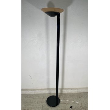 LAMPADA DA TERRA DESIGN PIANTANA LUCE METALLO CAPPELLOTTO VETRO LAMP VINTAGE