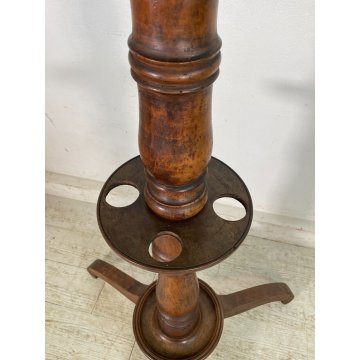 ANTICO APPENDIABITI E PORTAOMBRELLI DA TERRA LEGNO EPOCA 1800 UMBRELLA HANGERS