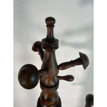 ANTICO APPENDIABITI E PORTAOMBRELLI DA TERRA LEGNO EPOCA 1800 UMBRELLA HANGERS