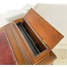 ANTICO SCRITTOIO DAVERPONT MOBILETTO RIBALTA INGLESE ROTELLE 1900 LEGNO MOGANO