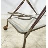 CARRELLO BAR DESIGN CESARE LACCA ANNI 70 VINTAGE ITALY BAR TROLLEY 2 RIPIANI OLD