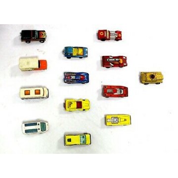 LOTTO 13 pz MACCHININE COLLEZIONE Matchbox Majorette CHORGI Hot Weels VINTAGE 70