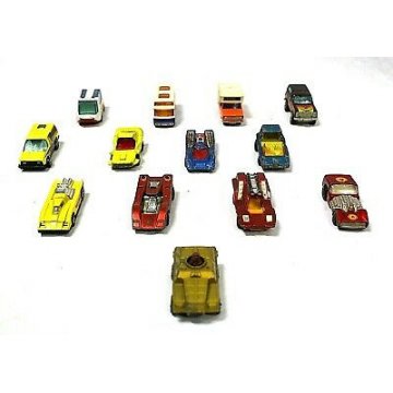 LOTTO 13 pz MACCHININE COLLEZIONE Matchbox Majorette CHORGI Hot Weels VINTAGE 70