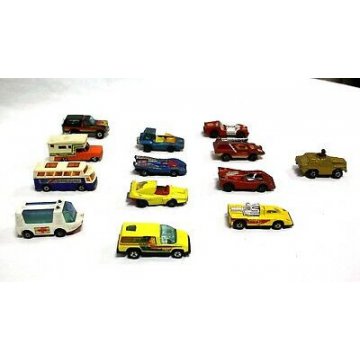 LOTTO 13 pz MACCHININE COLLEZIONE Matchbox Majorette CHORGI Hot Weels VINTAGE 70