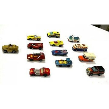 LOTTO 13 pz MACCHININE COLLEZIONE Matchbox Majorette CHORGI Hot Weels VINTAGE 70