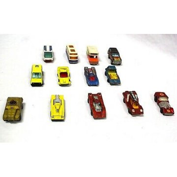 LOTTO 13 pz MACCHININE COLLEZIONE Matchbox Majorette CHORGI Hot Weels VINTAGE 70