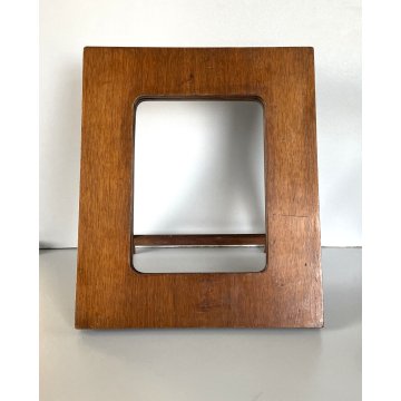 CORNICE DA APPOGGIO PORTA-RITRATTO LEGNO VINTAGE PHOTO FRAME MODERN DESIGN '70s