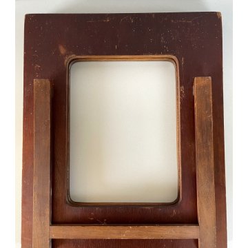 CORNICE DA APPOGGIO PORTA-RITRATTO LEGNO VINTAGE PHOTO FRAME MODERN DESIGN '70s