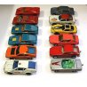 LOTTO 12 pz MACCHININE COLLEZIONE Matchbox Majorette SAAB MERCEDES VINTAGE '70