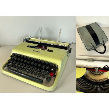 MACCHINA da SCRIVERE Olivetti LETTERA 22 VERDE MINT GREEN VINTAGE TIPEWRITER '50