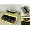 MACCHINA da SCRIVERE Olivetti LETTERA 22 VERDE MINT GREEN VINTAGE TIPEWRITER '50