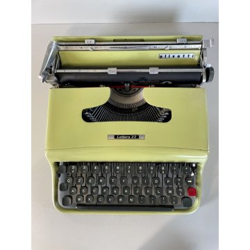 MACCHINA da SCRIVERE Olivetti LETTERA 22 VERDE MINT GREEN VINTAGE TIPEWRITER '50