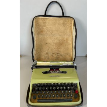 MACCHINA da SCRIVERE Olivetti LETTERA 22 VERDE MINT GREEN VINTAGE TIPEWRITER '50