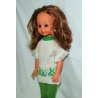 BAMBOLA FURGA PRITTI MILLEMOSSE PEGGY VINTAGE DOLL con ABITO ORIGINALE anni '70