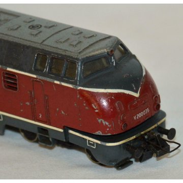 LOCOMOTIVA V200 035 Deutsche Bundesbahn TRENINO scala H0 West German MARKLIN ?? 