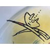 PIATTO OVALE P/A Wilfredo Lam CERAMICA ALBISSOLA ITALY '70 DISH H&C Selb Bavaria