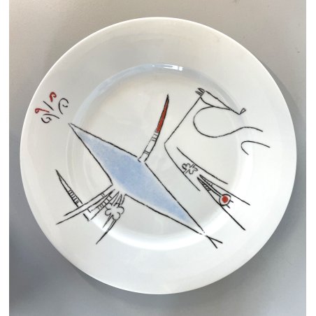 PIATTO Wilfredo Lam CERAMICA ALBISSOLA DISH Hutschenreuther Germany EPOCA '60/70