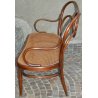 ANTICO DIVANO THONET FAGGIO PAGLIA di VIENNA EPOCA 1900 PANCA POLTRONA SEDIA OLD