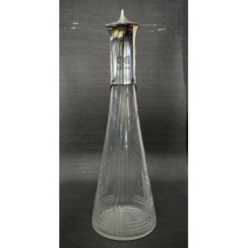 ANTICA BROCCA VINO CRISTALLO MOLATO ART NOUVEAU SILVERPLATED WMF PUNZONATA1918