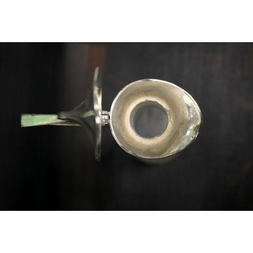 ANTICA BROCCA VINO CRISTALLO MOLATO ART NOUVEAU SILVERPLATED WMF PUNZONATA1918