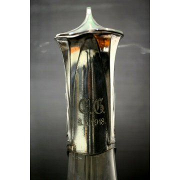 ANTICA BROCCA VINO CRISTALLO MOLATO ART NOUVEAU SILVERPLATED WMF PUNZONATA1918