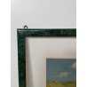 QUADRO DIPINTO OLIO TAVOLA Ciro Canzanella PAESAGGIO CAMPI FIORI PAESE LAGHETTO