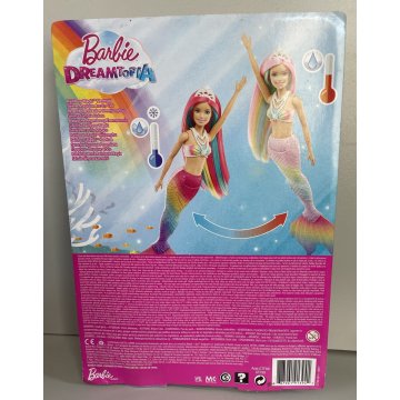 BARBIE DREAMTOPIA SIRENA LUCI SCINTILLANTI MATTEL gtf89 box nuova mai aperta