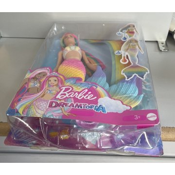 BARBIE DREAMTOPIA SIRENA LUCI SCINTILLANTI MATTEL gtf89 box nuova mai aperta