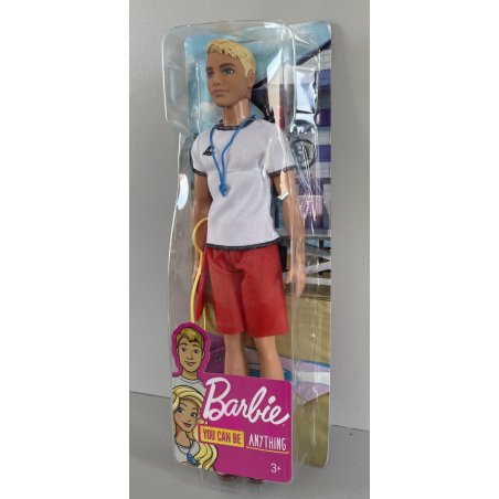 BARBIE Ken bagnino bay watch gioco MATTEL box nuova mai aperta bambola carriere