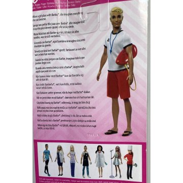 BARBIE Ken bagnino bay watch gioco MATTEL box nuova mai aperta bambola carriere