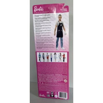 BARBIE Ken barista barman bar gioco MATTEL box nuova mai aperta bambola carriere