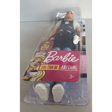 BARBIE Ken barista barman bar gioco MATTEL box nuova mai aperta bambola carriere