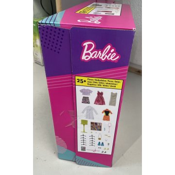 Barbie armadio dei sogni Bambola Bionda e 25 accessori box nuova mai aperta toys