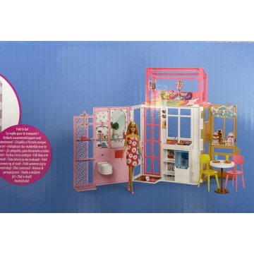 Casa Barbie 2 Piani 4 Aree Gioco e Accessori Giocattolo Mattel toys cucina  box