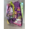 BARBIE EXTRA 11 BAMBOLA CON CAPELLI VERDE FLUO Mattel accessori fashion bambola