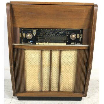 ANTICO MOBILE RADIO ANNI 50 VINTAGE CONSOLE BAR DISCO ART DECO MADE IN ITALY OLD