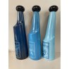 SET 3 BOTTIGLIE SALVADOR DALì VETRO AZZURRO BLU FIRMATE COLLEZIONE ROSSO ANTICO