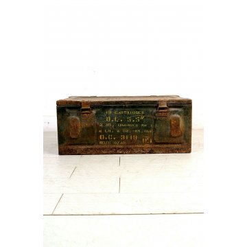 BAULE CASSA PROIETTILI MILITARE ESERCITO 1942 MILITAR BOX CHARGES ARMY O.C. 3118