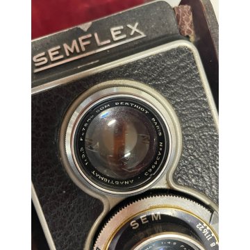 FOTOCAMERA Semflex SEM OREC VINTAGE CAMERA 120 Film French Twin Lens ANNI '60