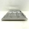 RARO VASSOIO ACCIAIO Alessi ANTIPASTIERA P8SET3 Programma8 DESIGN F. Sargiani '70