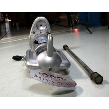 POMPA OLIO COMMESTIBILE MANUALE ALLUMINO O.M.A Trento MODERNARIATO OIL PUMP '60 