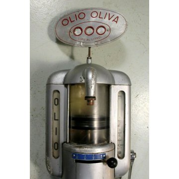 POMPA OLIO COMMESTIBILE MANUALE ALLUMINO O.M.A Trento MODERNARIATO OIL PUMP '60 