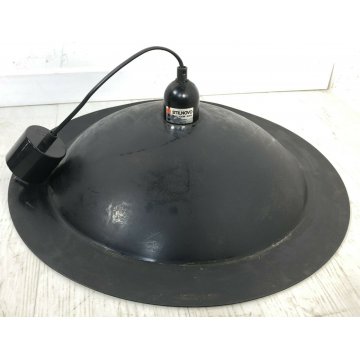 LAMPADA DA SOFFITTO LAMPIATTA STILNOVO MILANO SOSPENSIONE VINTAGE BIANCO NERO 