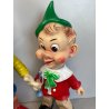 COPPIA PINOCCHIO LEDRAPLASTIC GIOCO GOMMA GIOCATTOLO COLLODI ANNI '70 ITALY