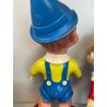 COPPIA PINOCCHIO LEDRAPLASTIC GIOCO GOMMA GIOCATTOLO COLLODI ANNI '70 ITALY