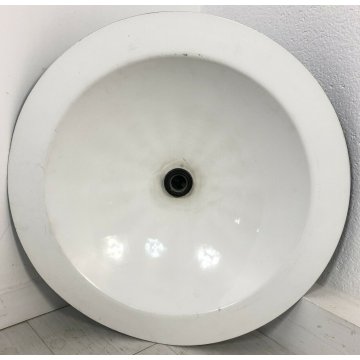 LAMPADA DA SOFFITTO LAMPIATTA STILNOVO MILANO SOSPENSIONE VINTAGE BIANCO NERO 
