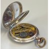 LOTTO 2 pz. ANTICO OROLOGIO TASCA J.W.B. argento 935 Epoca 900 Old Pocket Watch