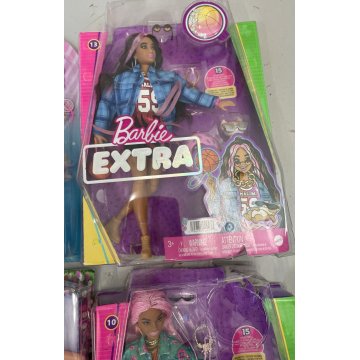 LOTTO 7 BARBIE VARIE MAI GIOCATE SCATOLA DOTTORE  BAMBOLA Mattel MALIBU GIOCO