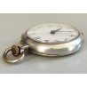 ANTICO OROLOGIO TASCA ARGENTO 800 epoca 900 MONACHINA Old Pocket Watch Cylindre